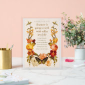Carte de mariage en acrylique (Mariage)