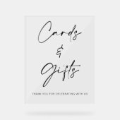 Carte de mariage et tableau cadeau moderne simple (Recto)