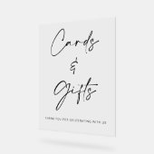 Carte de mariage et tableau cadeau moderne simple (Angle)