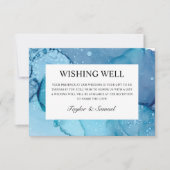 Carte de mariage Ethereal Wave Wishing Well Cadeau (Devant)