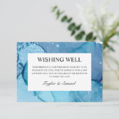 Carte de mariage Ethereal Wave Wishing Well Cadeau (Debout devant)