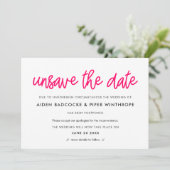 Carte de mariage faire part de date moderne (Debout devant)