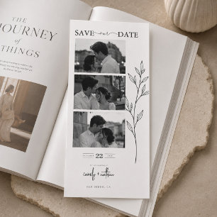 Carte de mariage Faire-part de stand de photo bota