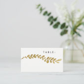 Carte de Mariage Faux Gold Leaf (Debout devant)