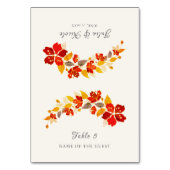 Carte de mariage florale d'Hibiscus tropical (Par défaut)