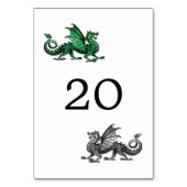 Carte de Mariage Green Silver Dragon (Par défaut)