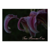 Carte de mariage - Haiku (Devant horizontal)