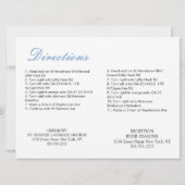 Carte de mariage illustrée sur mesure (demander d' (Dos)