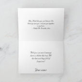 Carte de mariage islamique turqouise félicitations (Intérieur)