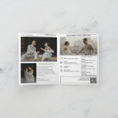 Carte de mariage 'Journal - Enregistrez la date' (Intérieur)