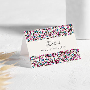 Carte de mariage mandala géométrique en treillis m
