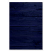 Carte de mariage Marsala & Fleurs Navy (Dos)