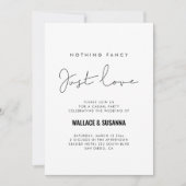 Carte de mariage minimaliste et simple (Devant)