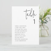 Carte de Mariage minimaliste moderne (Debout devant)