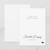 Carte de Mariage minimaliste moderne (Devant / Derrière)