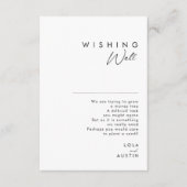 Carte de Mariage minimaliste moderne (Devant)