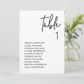 Carte de Mariage minimaliste moderne (Debout devant)