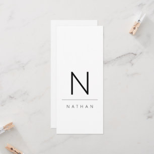 Carte de Mariage moderne noir et blanc