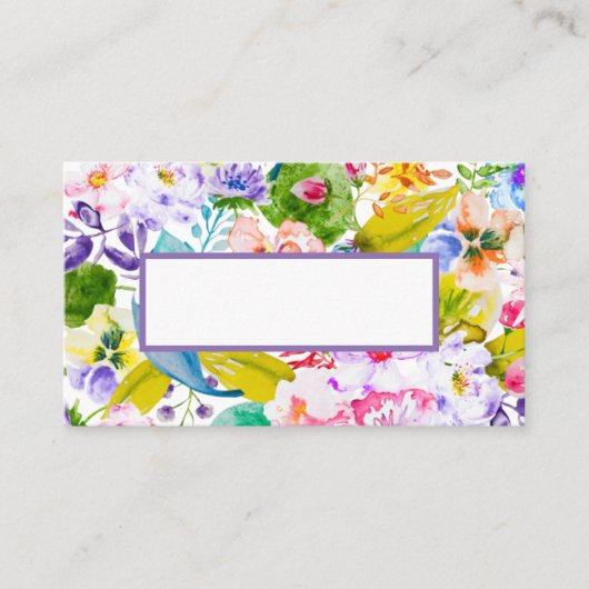 Carte de Mariage moderne violet romantique (Devant)