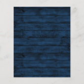 Carte de mariage Navy Blue Burgundy Blush (Dos)