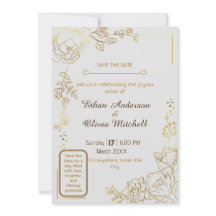Carte de Mariage Personnalisable