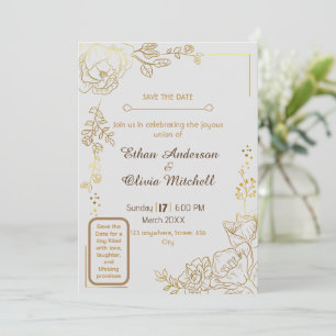 Carte de Mariage Personnalisable