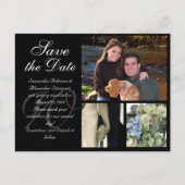 Carte de mariage personnalisable 'Save the Date' 3 (Devant)