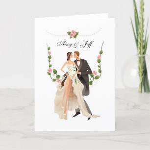 Carte de mariage personnalisée