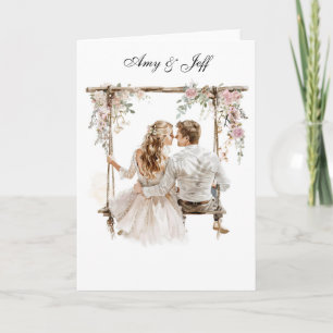 Carte de mariage personnalisée