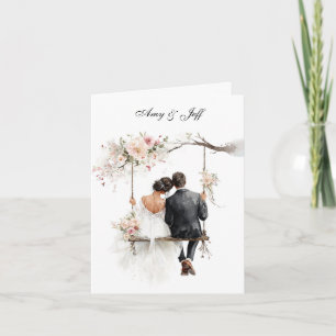 Carte de mariage personnalisée