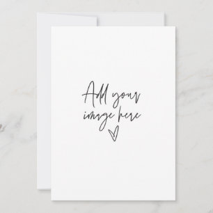 Carte de mariage personnalisée 5 x 7 avec photo po