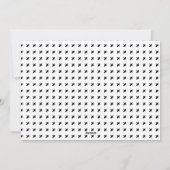 Carte de Mariage personnalisée Photo de la typogra (Dos)