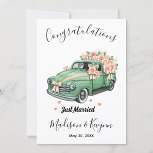 Carte de mariage personnalisée pour mariage