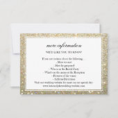 Carte de mariage Plus d'infos - Cadre Fab Glit Or (Devant)