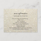 Carte de mariage Plus d'infos - Glit Fab Or Blanc (Devant)