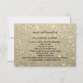 Carte de mariage Plus d'infos - Or Glit Fab (Devant)
