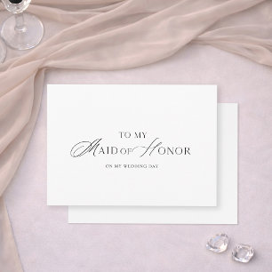 Carte de mariage pour ma demoiselle d'honneur