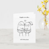 Carte de mariage pour pommes de terre (Fleur jaune)