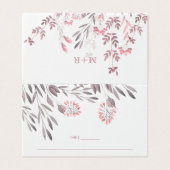 Carte de mariage pour un rêve d'une nuit d'été (Outside Unfolded)