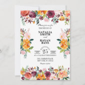 Carte de mariage pur à l'orange de Bourgogne (Devant)