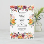 Carte de mariage pur à l'orange de Bourgogne (Debout devant)