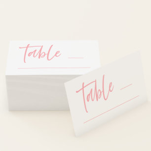 Carte de Mariage rose pâle