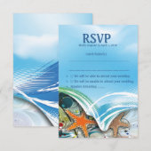 Carte de Mariage RSVP de 3,5 po x 5 po (Devant / Derrière)