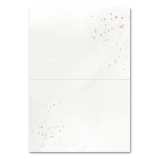 Carte de Mariage Rustique Winter Greenery (Dos)