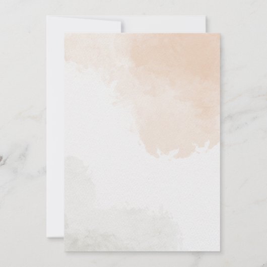 Carte de mariage "Save the Date" Blé Rustique (Dos)
