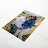 Carte de Mariage "Save The Date" Moderne Rétro FOI (Rotation)