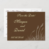 Carte de mariage Sea Oats (Devant / Derrière)