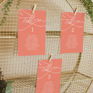 Carte de Mariage SOPHIA Bright Coral