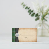 Carte de Mariage Tartan Celtic (Debout devant)