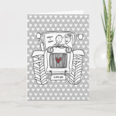 Carte de mariage Tractor Country (Devant)